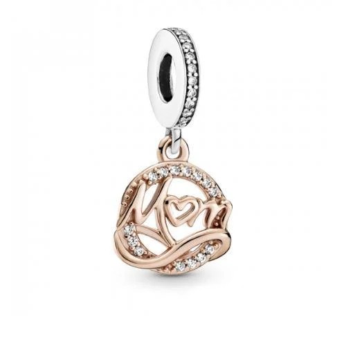 

Серебряный Шарм-Подвеска Пандора Rose Мама #789374C01