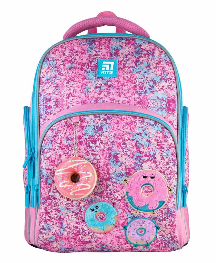 

Рюкзак Kite Кайт Education Donuts 38 × 29 × 16,5 см 16 л розовый (K21-706M-2)