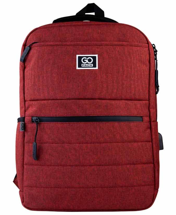 

Городской рюкзак GoPack Сity 42 × 31 × 11 см 16 л бордовый (GO21-167M-2)
