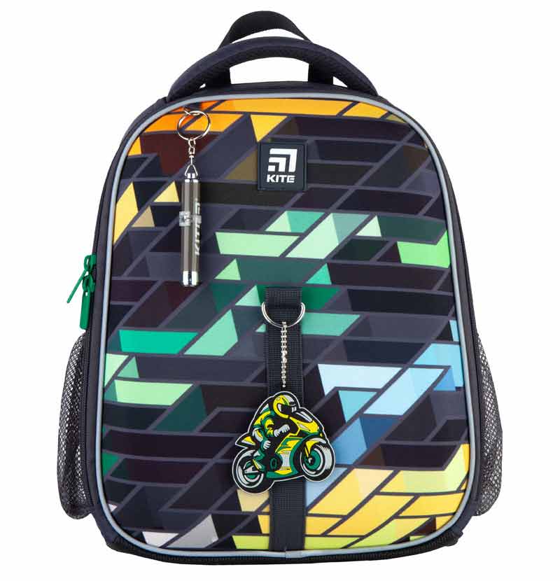 

Рюкзак Kite Кайт Education Motorbike 35 × 26 × 13.5 см 12 л каркасный темно-серый (K21-555S-2)
