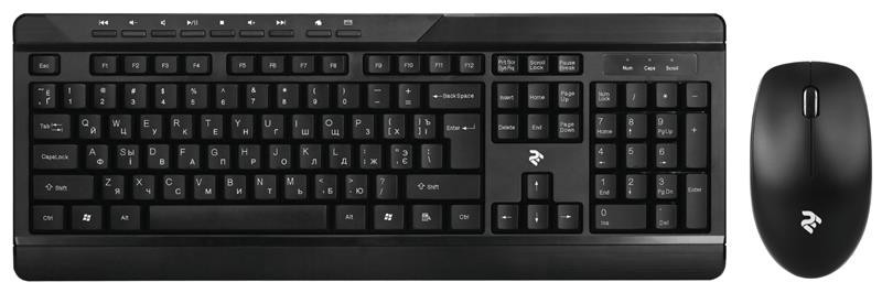 

Беспроводной комплект клавиатура и мышь 2E MK410 WL BLACK