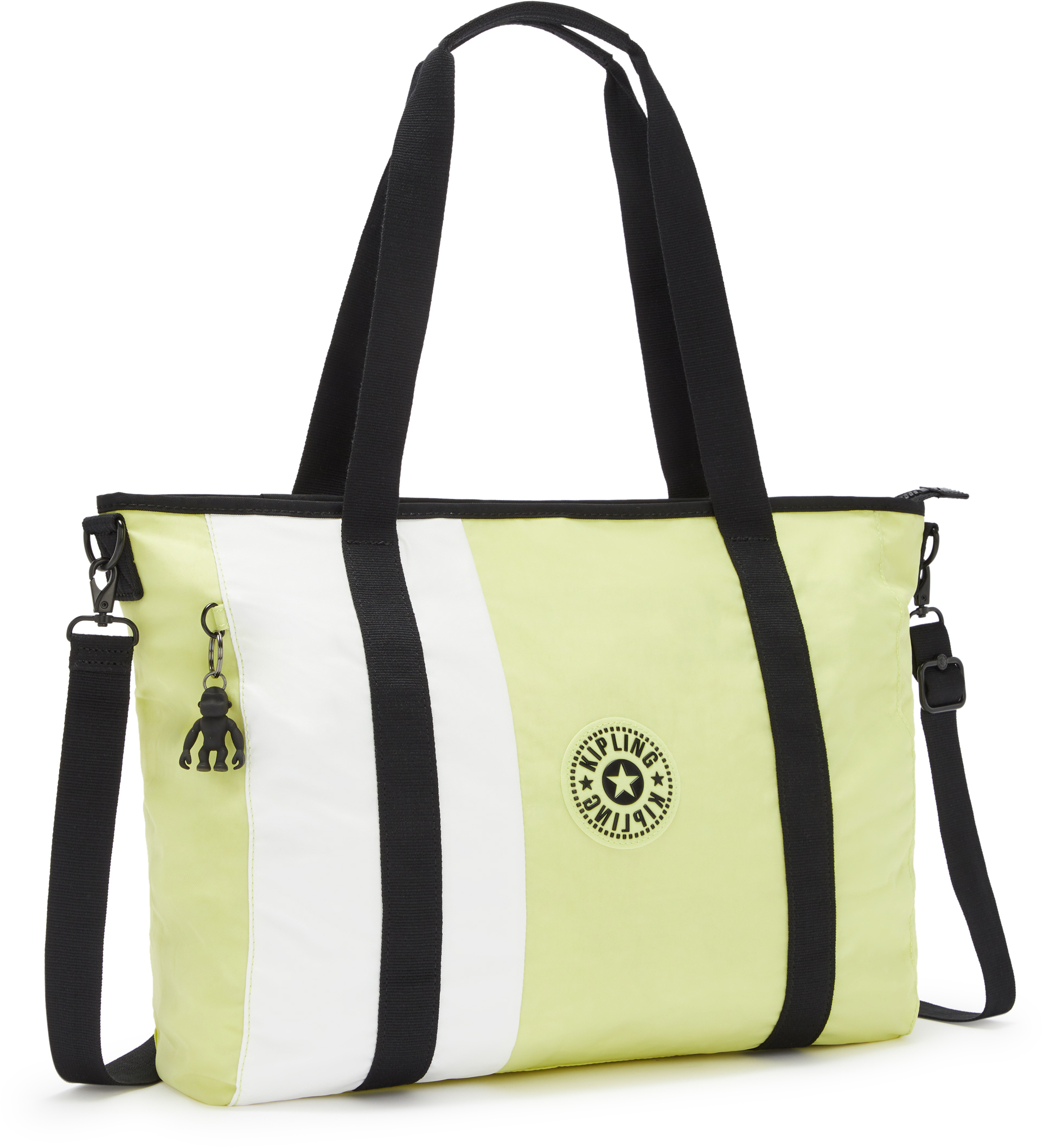 

Женская сумка Kipling ACTIVE / Lime Green Bl ASSENI двуручн. (20л) (49x35x15см) KI5072_U39