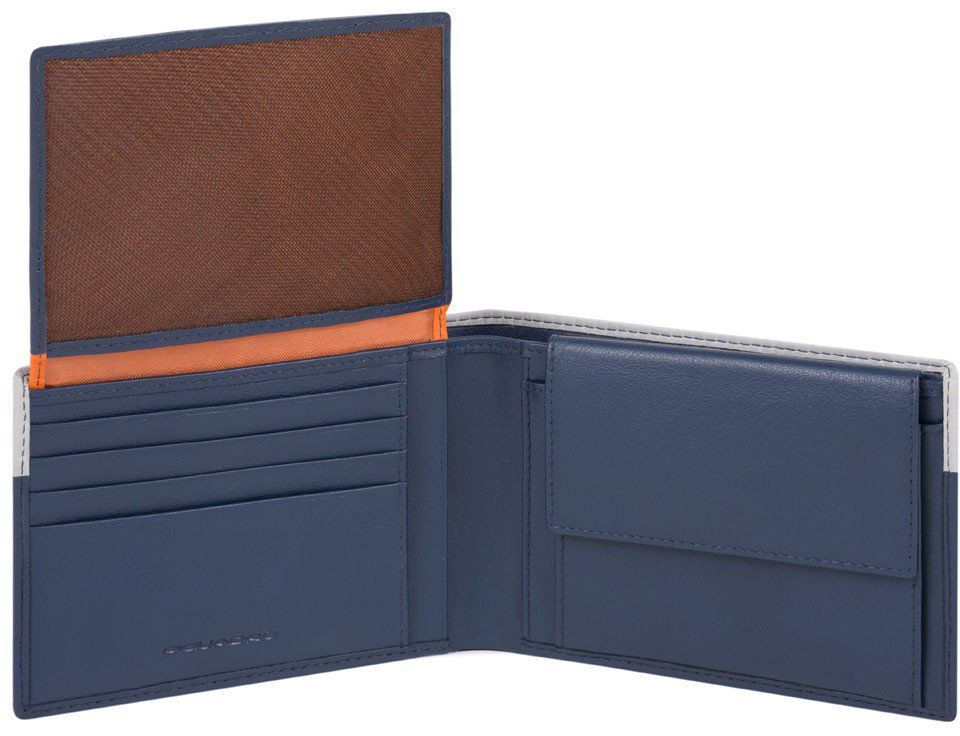 

Портмоне Piquadro URBAN/Blue-Grey2 гориз. с отдел. для док. с RFID защитой PU1392UB00R_BLGR