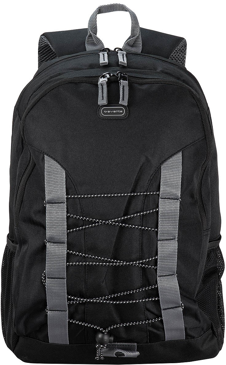 

Рюкзак Travelite BASICS/Black (23л,0,5кг) (31x44x19см) TL096244-00