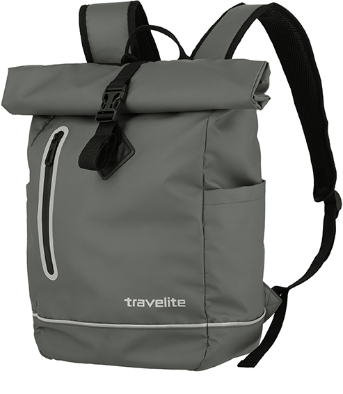 

Рюкзак Travelite BASICS/Anthracite Rollup (19л, 0,4кг) (26x48x15см) TL096314-03