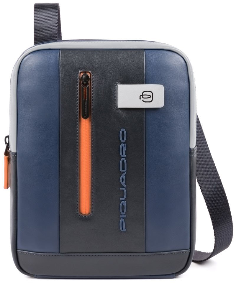 

Сумочка Piquadro URBAN/Blue-Grey2 верт. на ремне с отдел. д/iPad Air/Pro CA1816UB00_BLGR