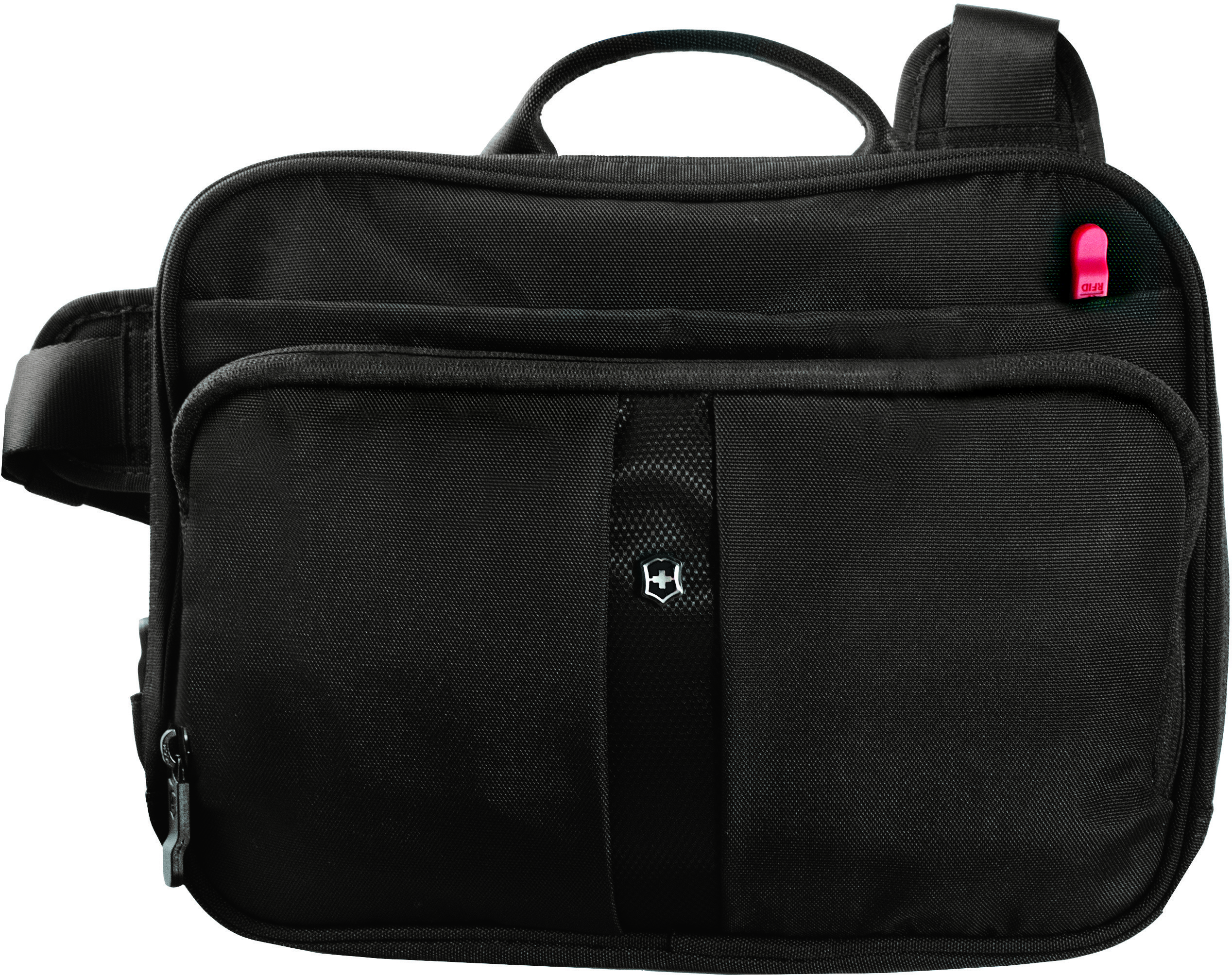 

Сумочка Victorinox Travel TRAVEL ACCESSORIES 4.0/Black на 2 отдел. с отдел. д/iPad с RFID защитой (4л) Vt311739.00