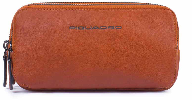 

Сумочка Piquadro BK SQUARE/Orange с 3 отдел. на молнии (19,5x10x6,5) AC2141B3_AR