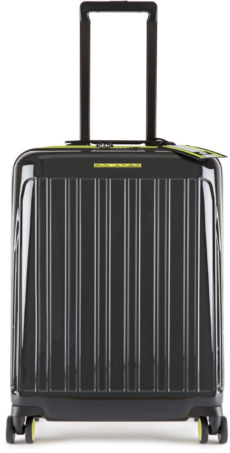 

Чемодан Piquadro SEEKER70/Black-Yellow на 4 колесах S (34л) (40x55x20) BV5027SK70S_NG