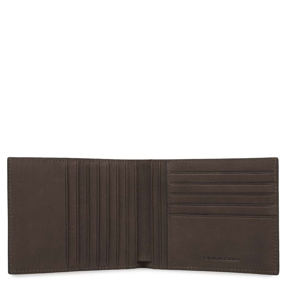 

Портмоне Piquadro BK SQUARE/D.Brown с отдел. для 12 кред.карт с RFID защитой (12x9,5x2) PU1241B3R_TM