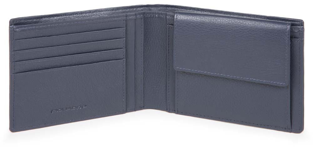 

Портмоне Piquadro PULSE/ChevronBlue с отдел. для монет (13x9,5x2) PU257P16_CHEVBLU