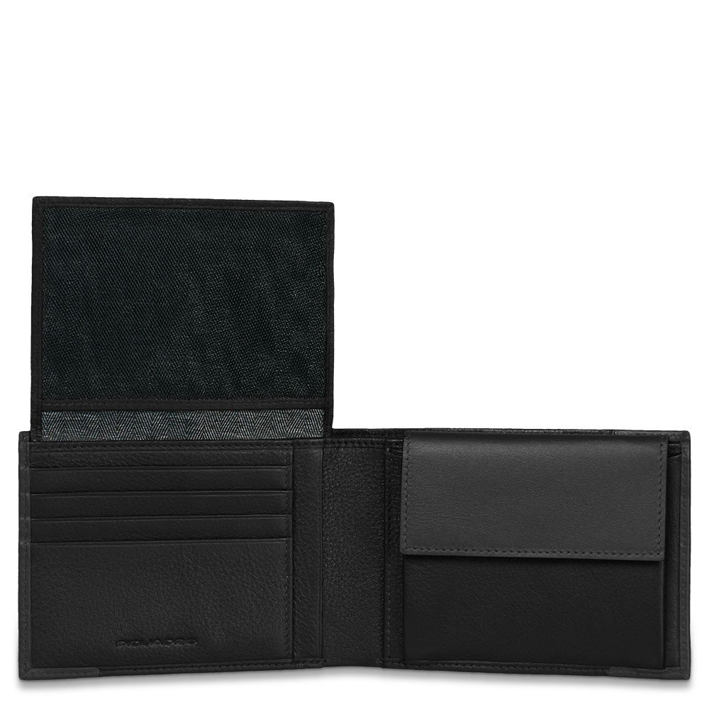 

Портмоне Piquadro PULSE/Black гориз. с отдел. для док. (12,5x9x2,5) PU1392P15_N