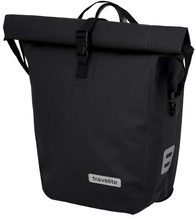 

Сумка Travelite BASICS/Black Вело Rollup (20л, 1кг) (37x41x13см) TL096316-00