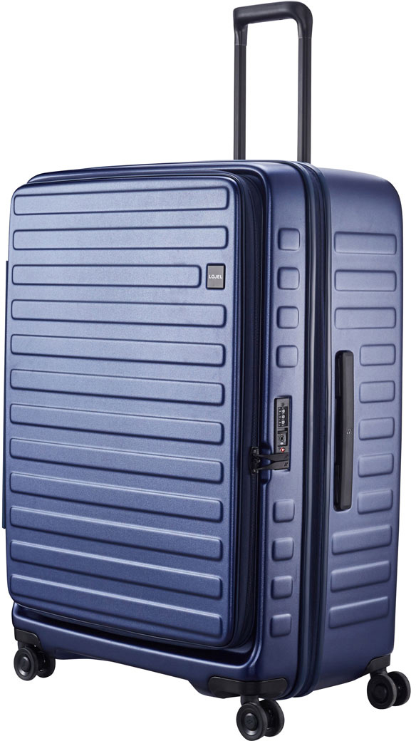 

Чемодан Lojel CUBO 18/Navy Blue L на 4 колесах (120/130л,5,2кг) (55x77,5x34/37см) Lj-CF1627-1L_NBL