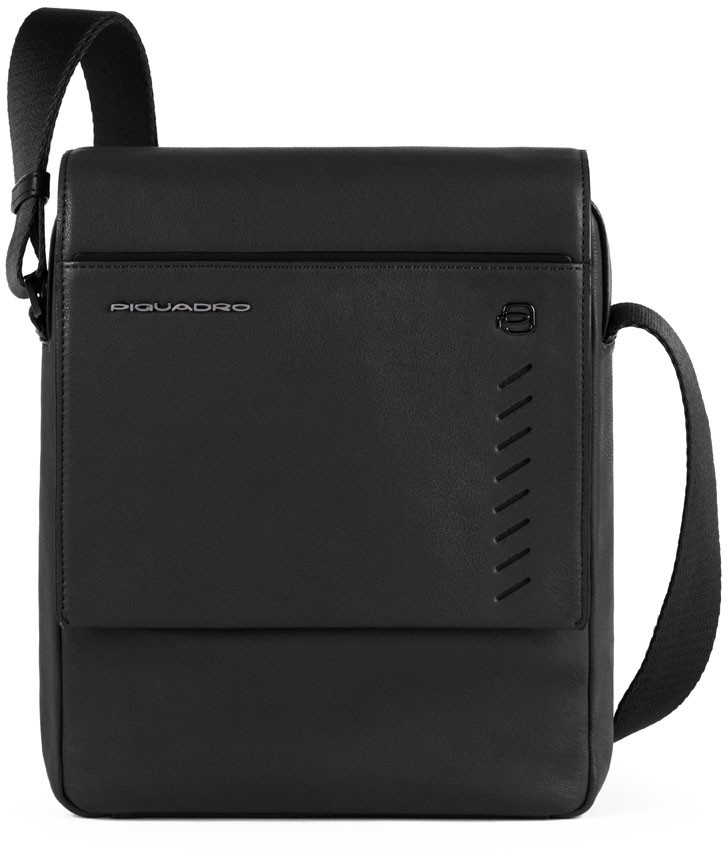 

Сумка Piquadro NABUCCO/Black наплечная верт. с отдел. д/iPad Pro с RFID защитой (23,5x29,5x7) CA5345S110_N