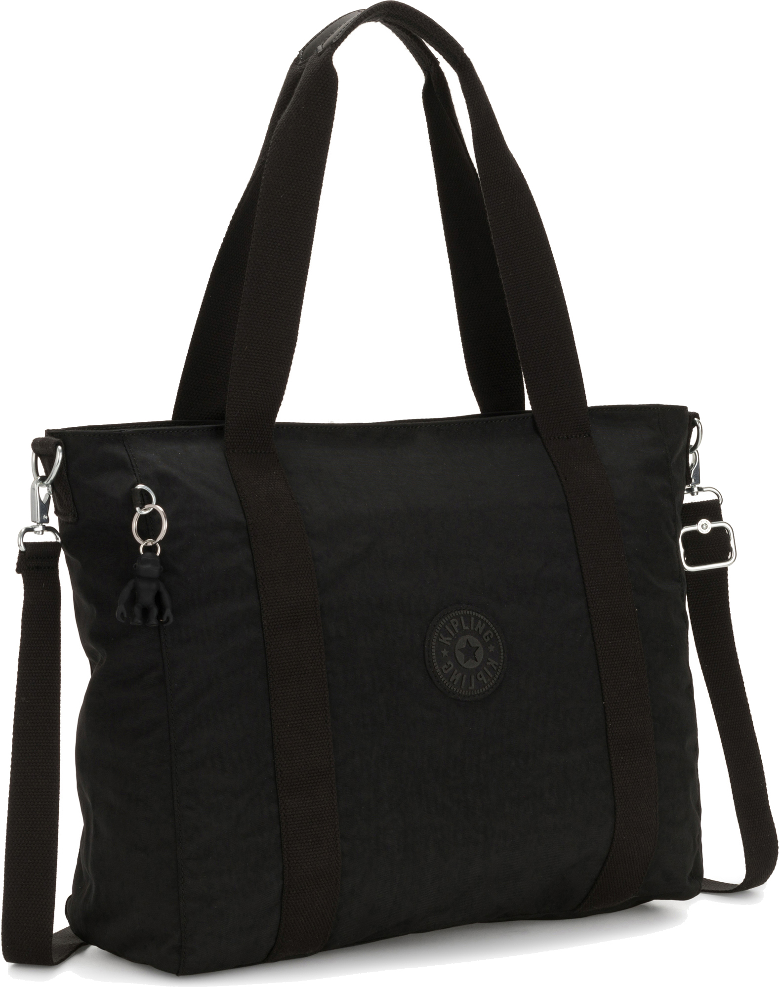 

Женская сумка Kipling BASIC / Black Noir ASSENI двуручн. (20л) (49x35x15см) KI5444_P38