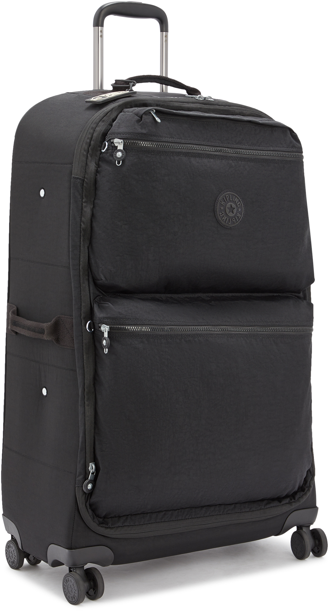 

Чемодан Kipling CITY SPINNER / Black Noir Basic на 4 колесах L exp. (101л) (49x81,5x30см) KI3678_P38