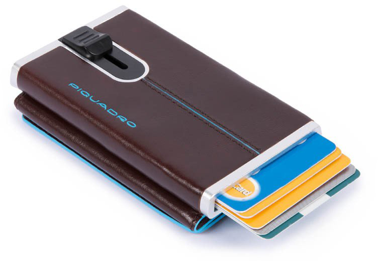 

Портмоне Piquadro BL SQUARE/Cognac Кредитница- с выдвижным механизмом с RFID защитой (6,2x10,5x2) PP4891B2R_MO