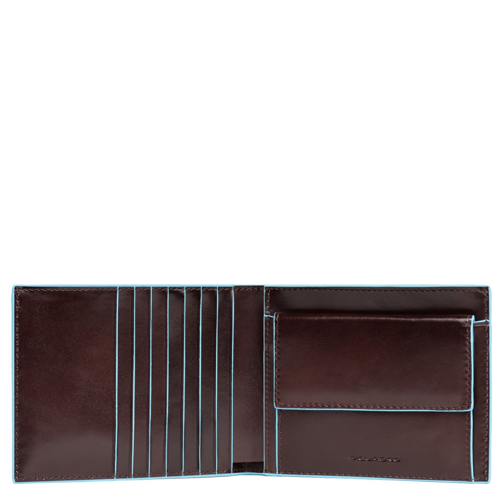 

Портмоне Piquadro BL SQUARE/Cognac с отделом д/монет (12,5x9,5x2) PU1239B2_MO