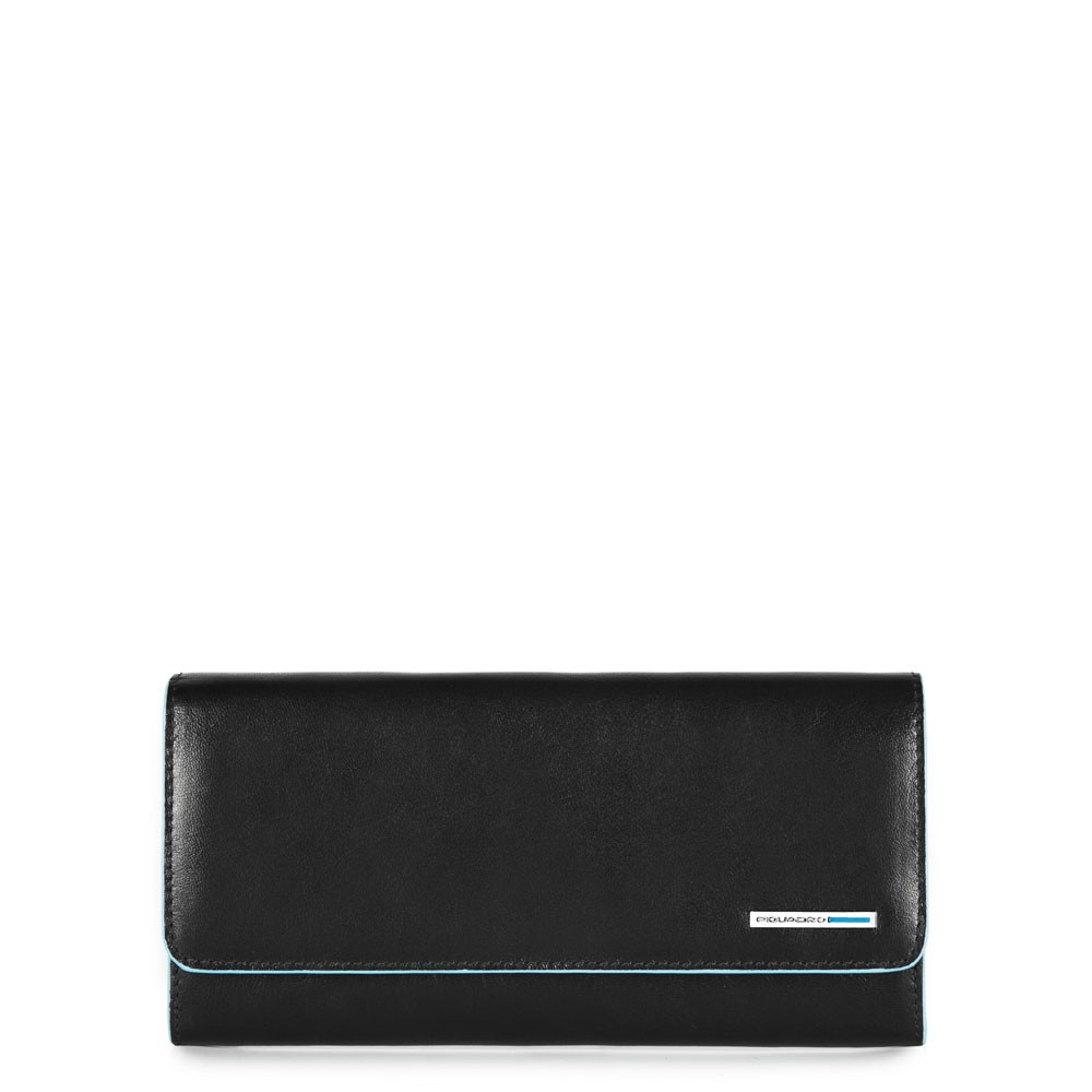 

Портмоне Piquadro BL SQUARE/Black верт. со съемным отдел. на молнии (19,5x10x3,5) PD3889B2_N