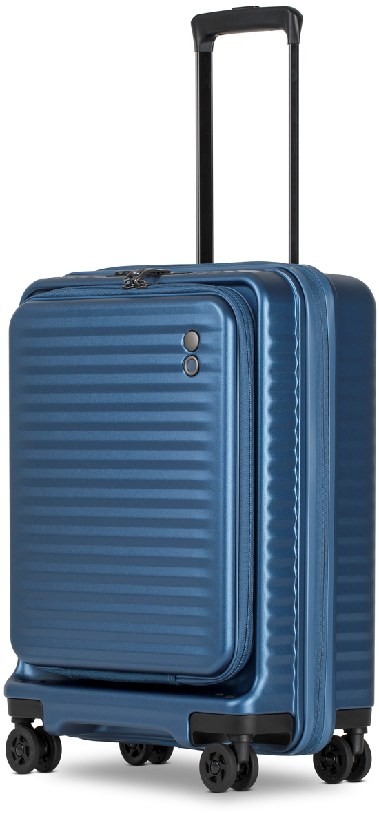 

Чемодан Echolac CELESTRA/Sky Blue на 4 колесах S с USB (38/44л,3,4кг) (40x54x22,5см) EcPC183-403-43