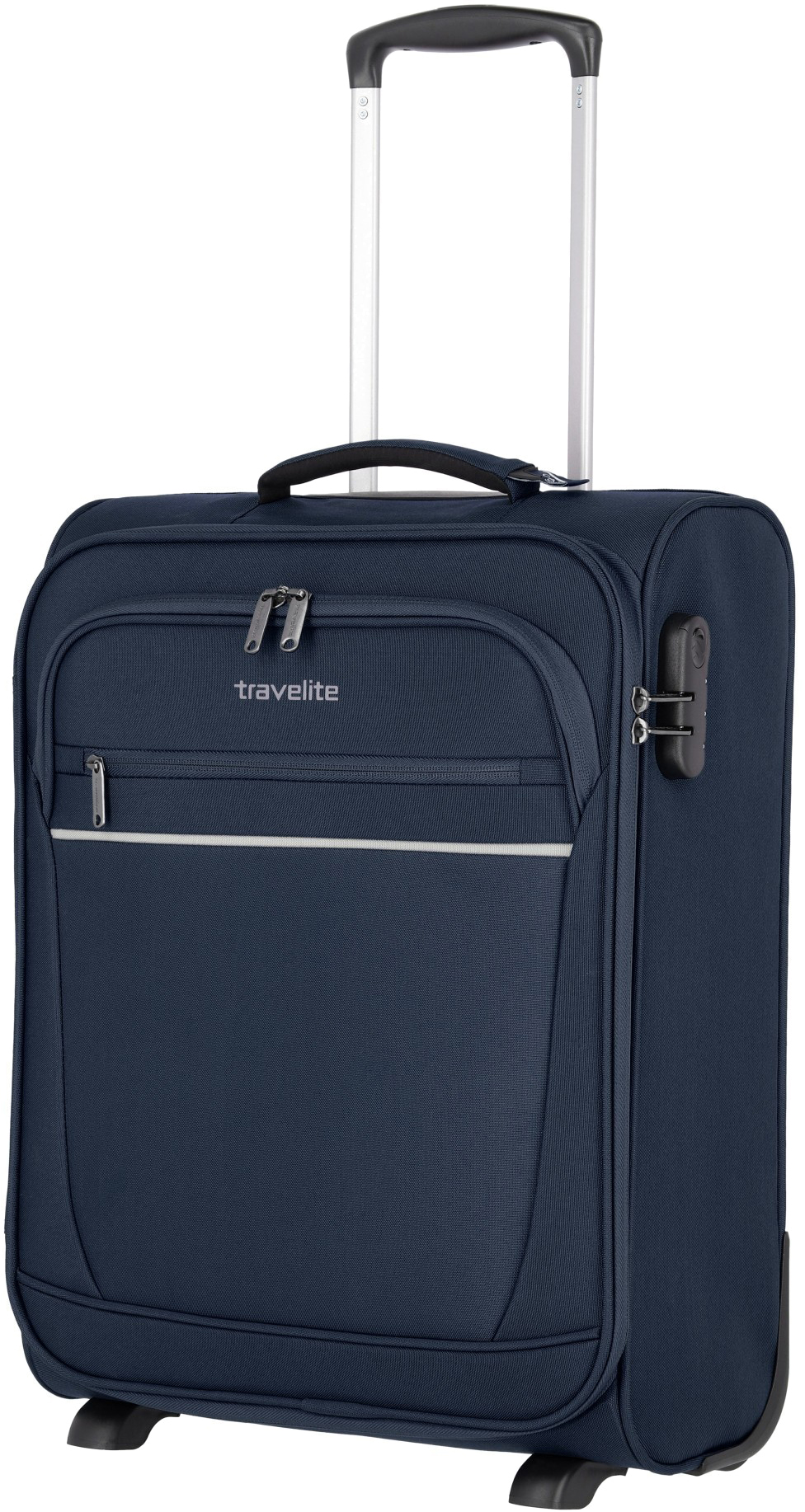 

Чемодан Travelite CABIN/Navy на 2 колесах S (44л,1,9кг) (40x55x20см) TL090237-19