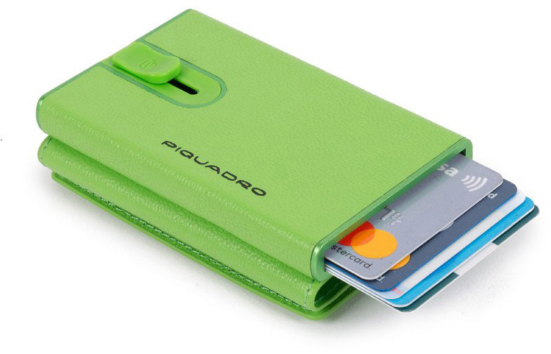 

Портмоне Piquadro EMPIRE/Green Кредитница- с выдвижным механизмом с RFID защитой (6,2x10x2) PP4891EMR_VE