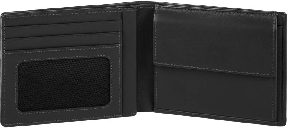

Портмоне Piquadro TAG/Black с отдел. для монет и 7 кред.карт с RFID защитой (11,5x9,5x2) PU4858TAGR_N