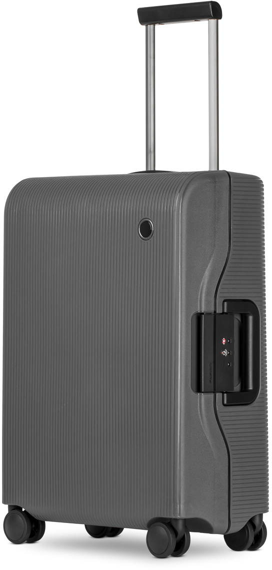 

Чемодан Echolac FUSION/Dark Grey на 4 колесах S (46л,2,7кг) (38x55x20см) EcPW004-403-03