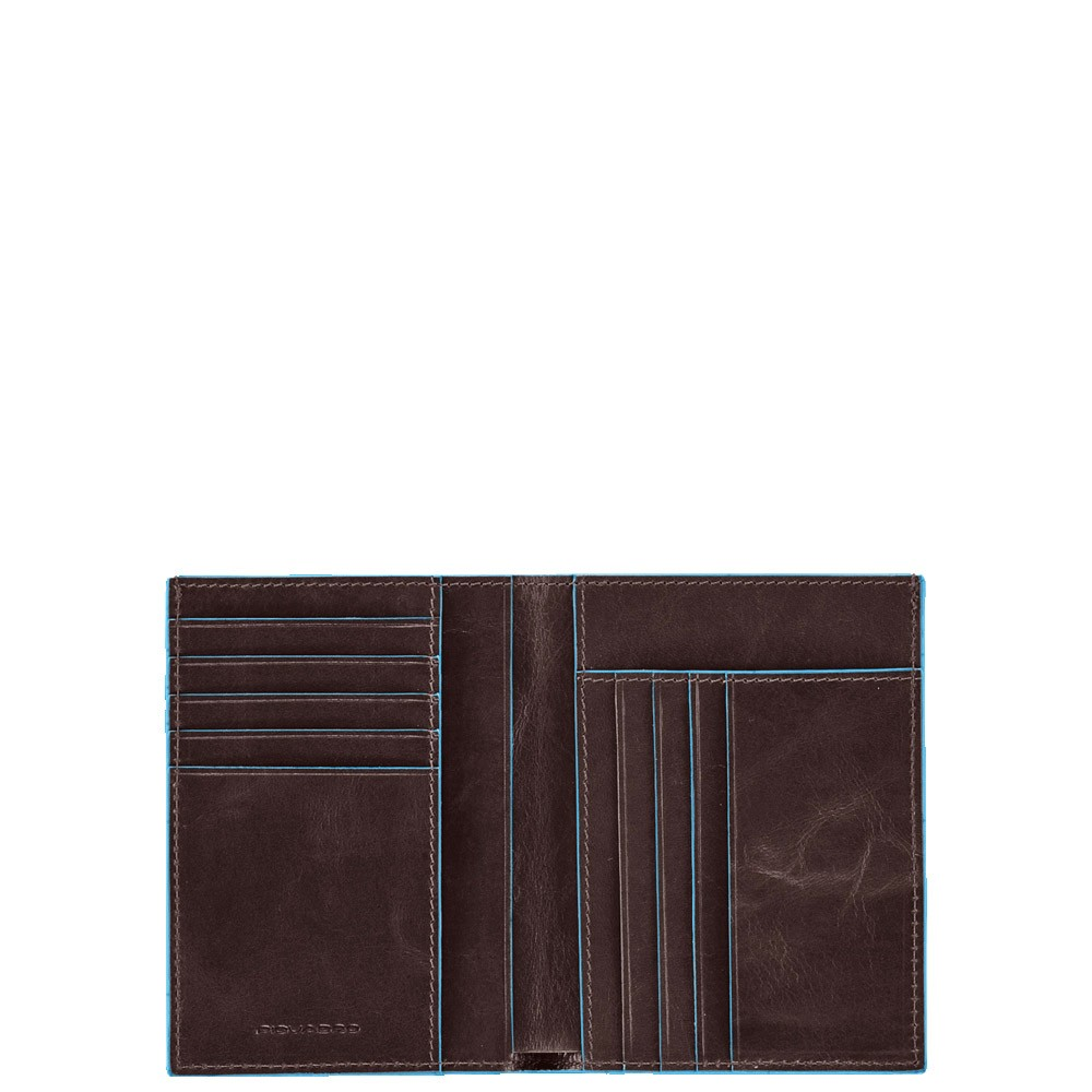 

Портмоне Piquadro BL SQUARE/Cognac верт. с отдел. для 9 кред.карт (9,5x12,5x1,5) PU1393B2_MO