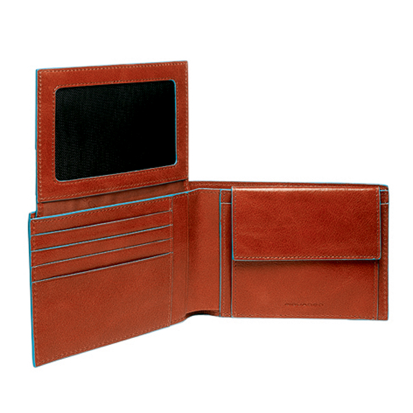 

Портмоне Piquadro BL SQUARE/Orange гориз. с отдел. для док. (12,5x9x3) PU1392B2_AR
