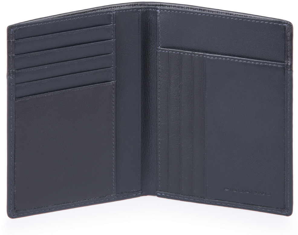 

Портмоне Piquadro URBAN/Blue верт. с отдел. для 9 кред.карт с RFID защитой (9,5x12,5x1) PU1393UB00R_BLU