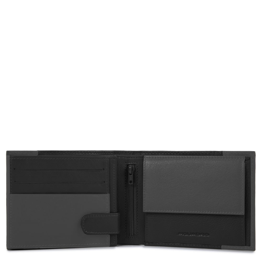 

Портмоне Piquadro PULSE/Black с отдел. для монет и 11 кред.карт (12,5x9,5x2,5) PU3436P15_N