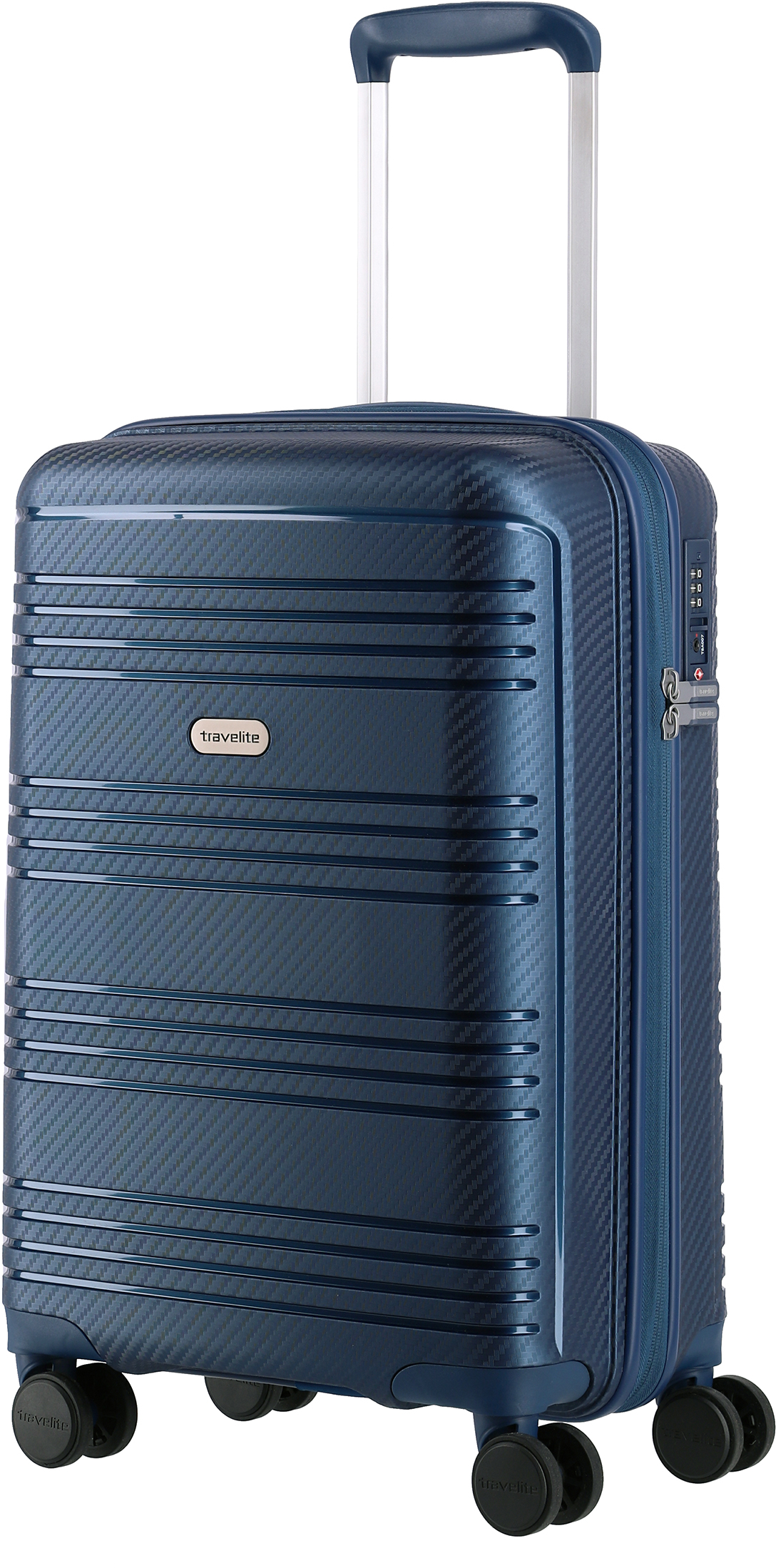

Чемодан Travelite ZENIT/Blue на 4 колесах S (36л,2,5кг) (36x55x20см) TL075747-19