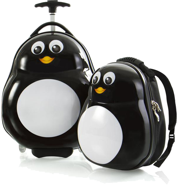 

Чемодан детский Heys TRAVEL TOTS/Penguin Набор на 2 колесах + Рюкзак (13,8+3,4л,1,6+0,5кг) (34x46x23+25x33x14) He13030-3088-01