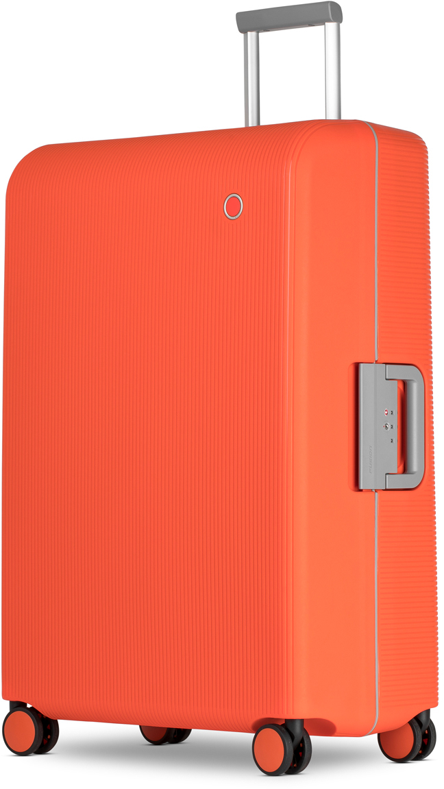 

Чемодан Echolac FUSION/Electric Orange на 4 колесах L (105л,4,5кг) (55x77x28см) EcPW004-401-69
