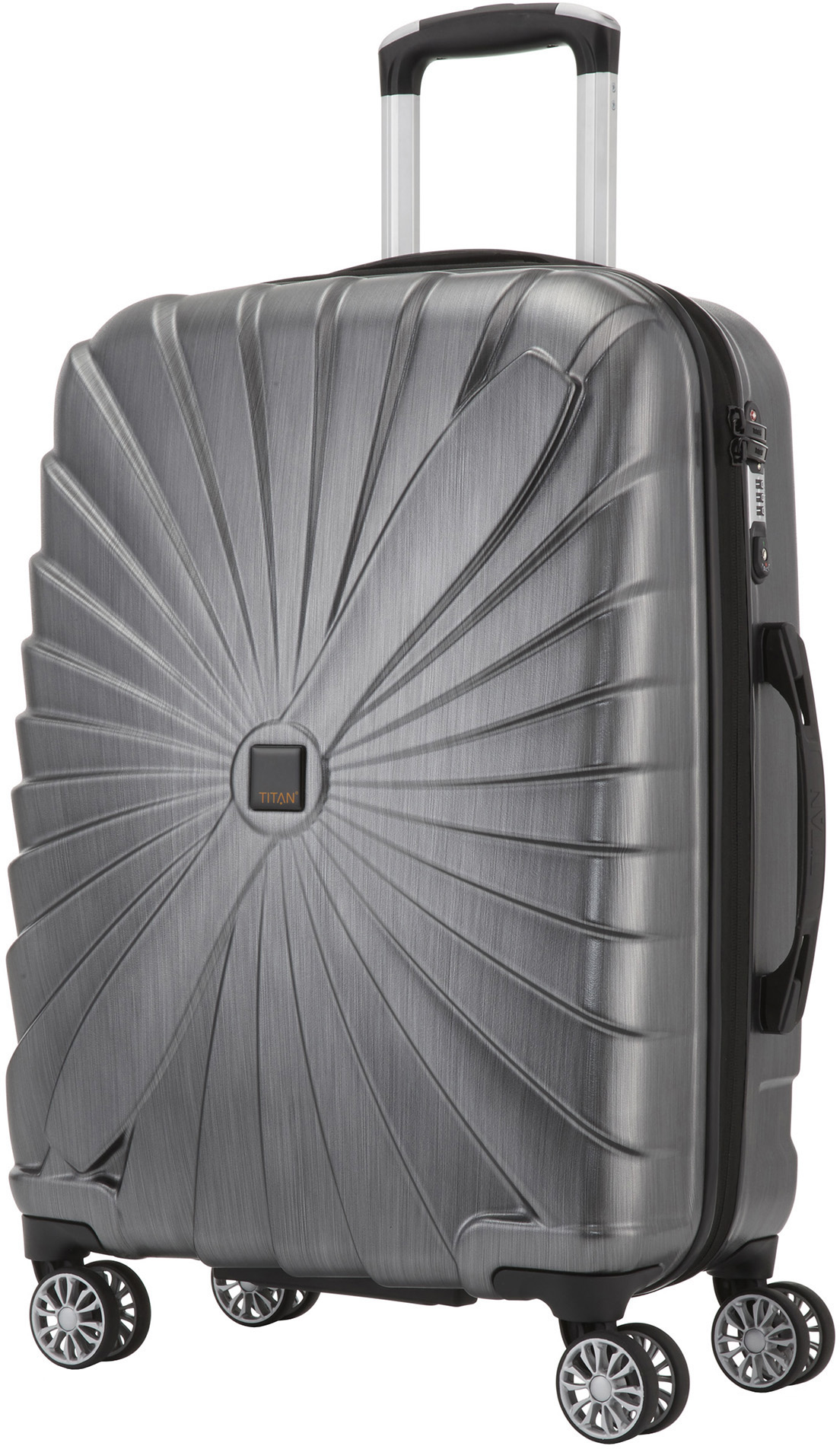 

Чемодан Titan TRIPORT/Anthracite на 4 колесах M (67л,3,4кг) (45x65x25см) Ti815405-03