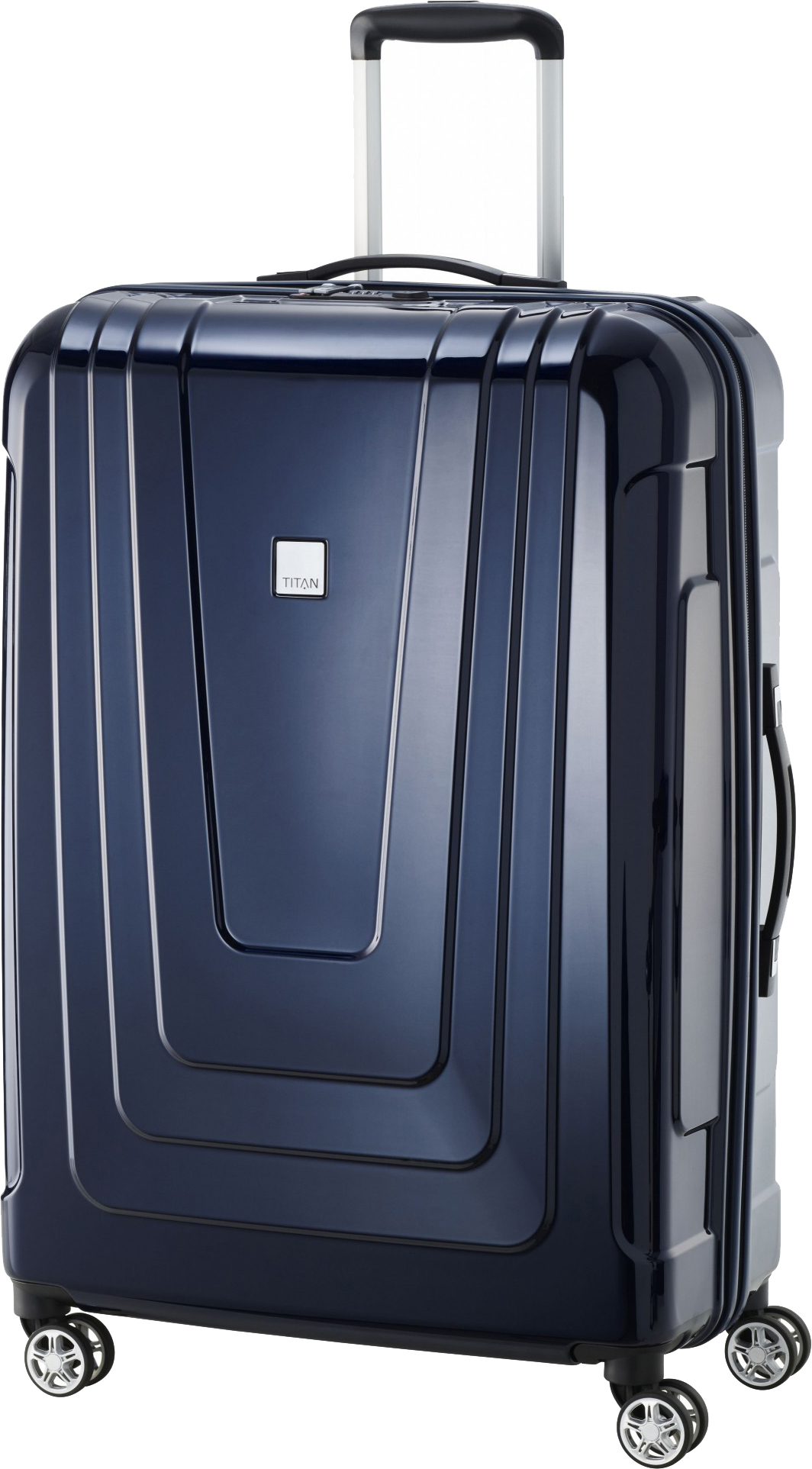 

Чемодан Titan X-RAY/Space Blue на 4 колесах L (102л,3,5кг) (52x77x29см) Ti700804-19