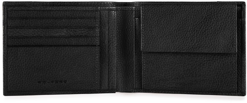 

Портмоне Piquadro PULSE/Black с отдел. для монет (13x9,5x2) PU257P15S_N