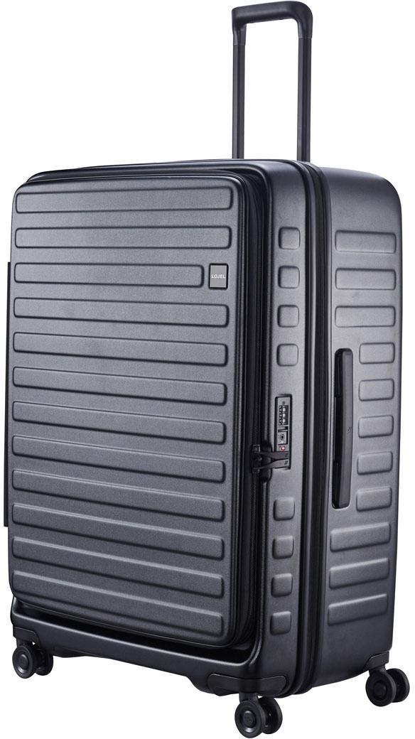 

Чемодан Lojel CUBO 18/Black L на 4 колесах (120/130л,5,2кг) (55x77,5x34/37см) Lj-CF1627-1L_BK