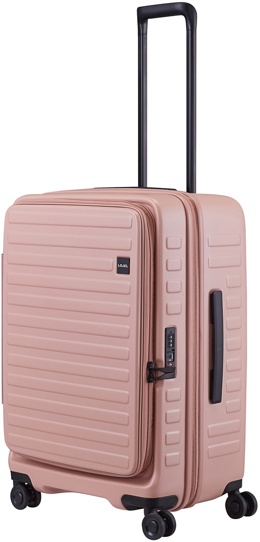 

Чемодан Lojel CUBO 18/Rose M на 4 колесах (70/77л,3,9кг) (45x65x30/33см) Lj-CF1627-1M_RO