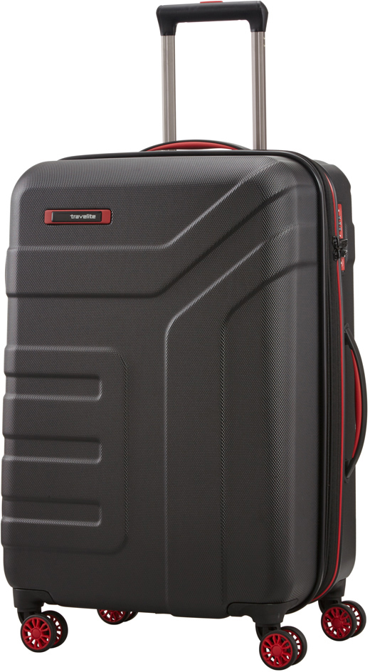 

Чемодан Travelite VECTOR/Black на 4 колесах M exp. (79/91л,3,7кг) (45x70x27/31см) TL072048-00