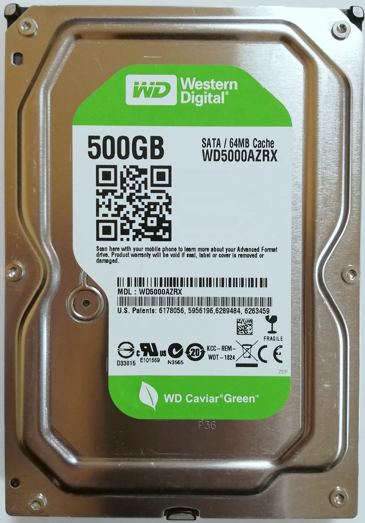 Жесткий диск для компьютера Western Digital CaviarGreen 500GB 3.5" 64MB ...
