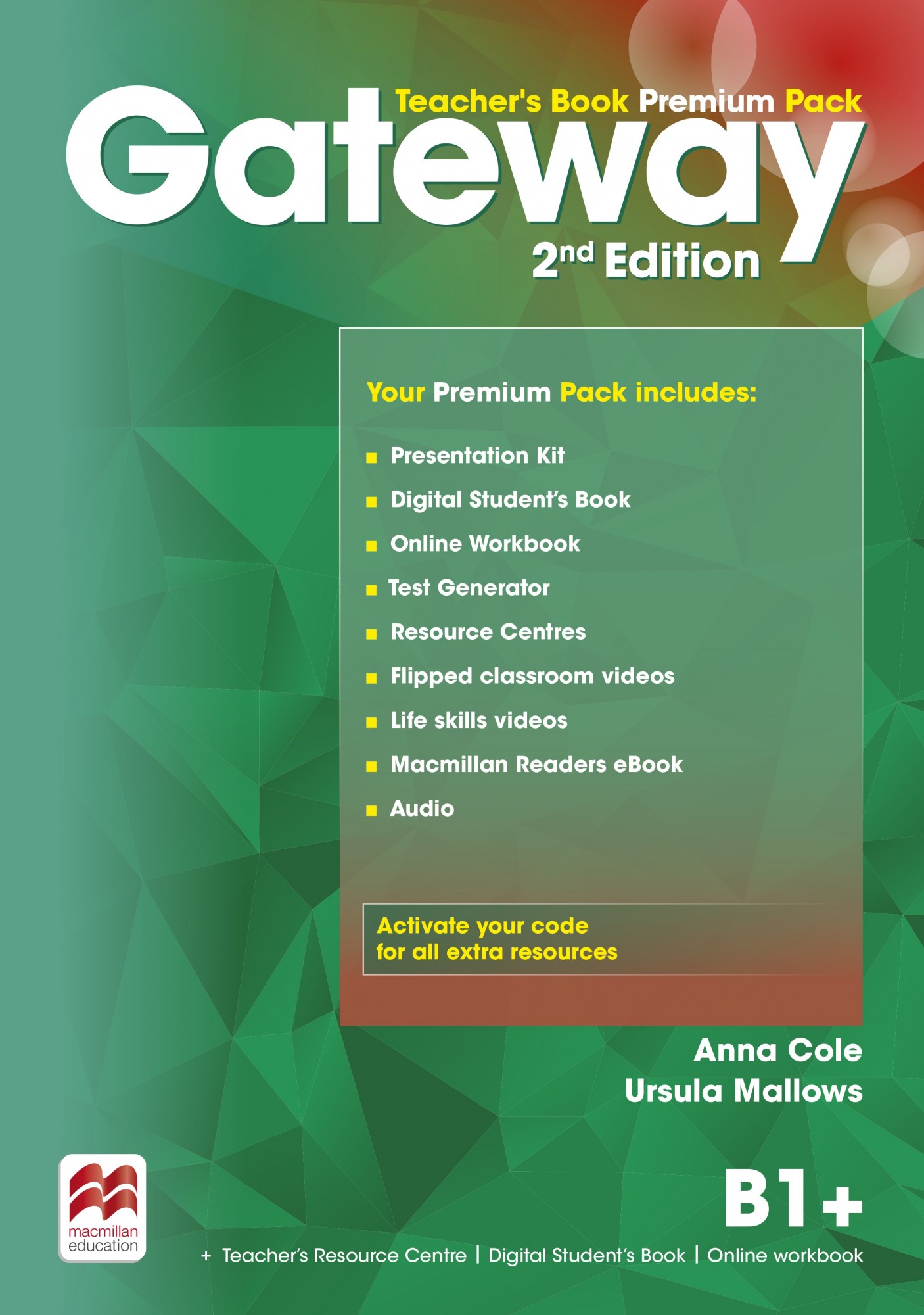 

Gateway 2nd Edition Level B1+: Teacher's Book Premium Pack - Anna Cole, Ursula Mallows - 9788366000353