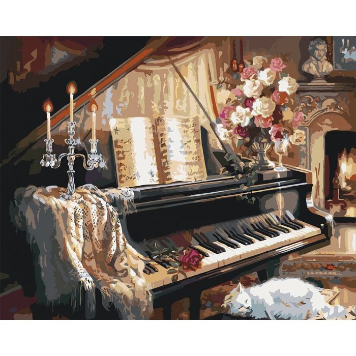 

Картина по номерам. Загородный дом "Вечерняя мелодия" 40х50 см KHO2506