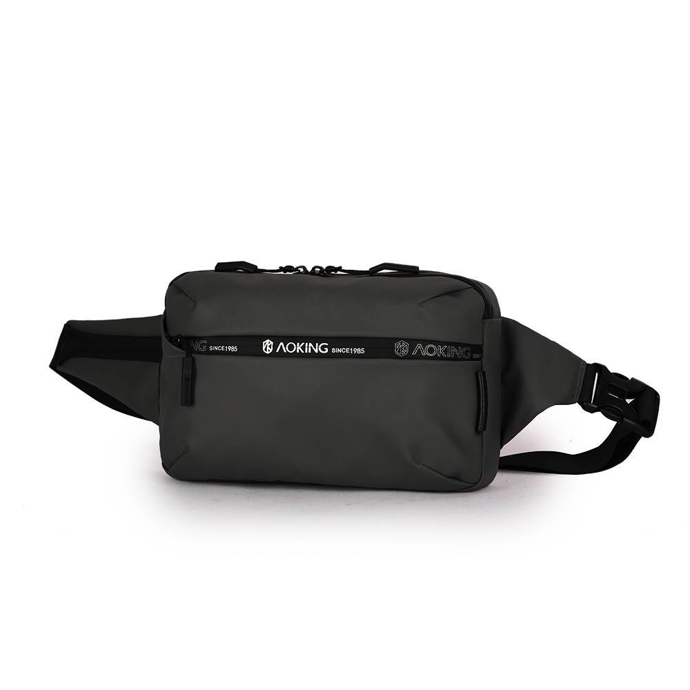 

Сумка поясная Aoking Fanny Pack водонепроницаемая с защитой антивор Black