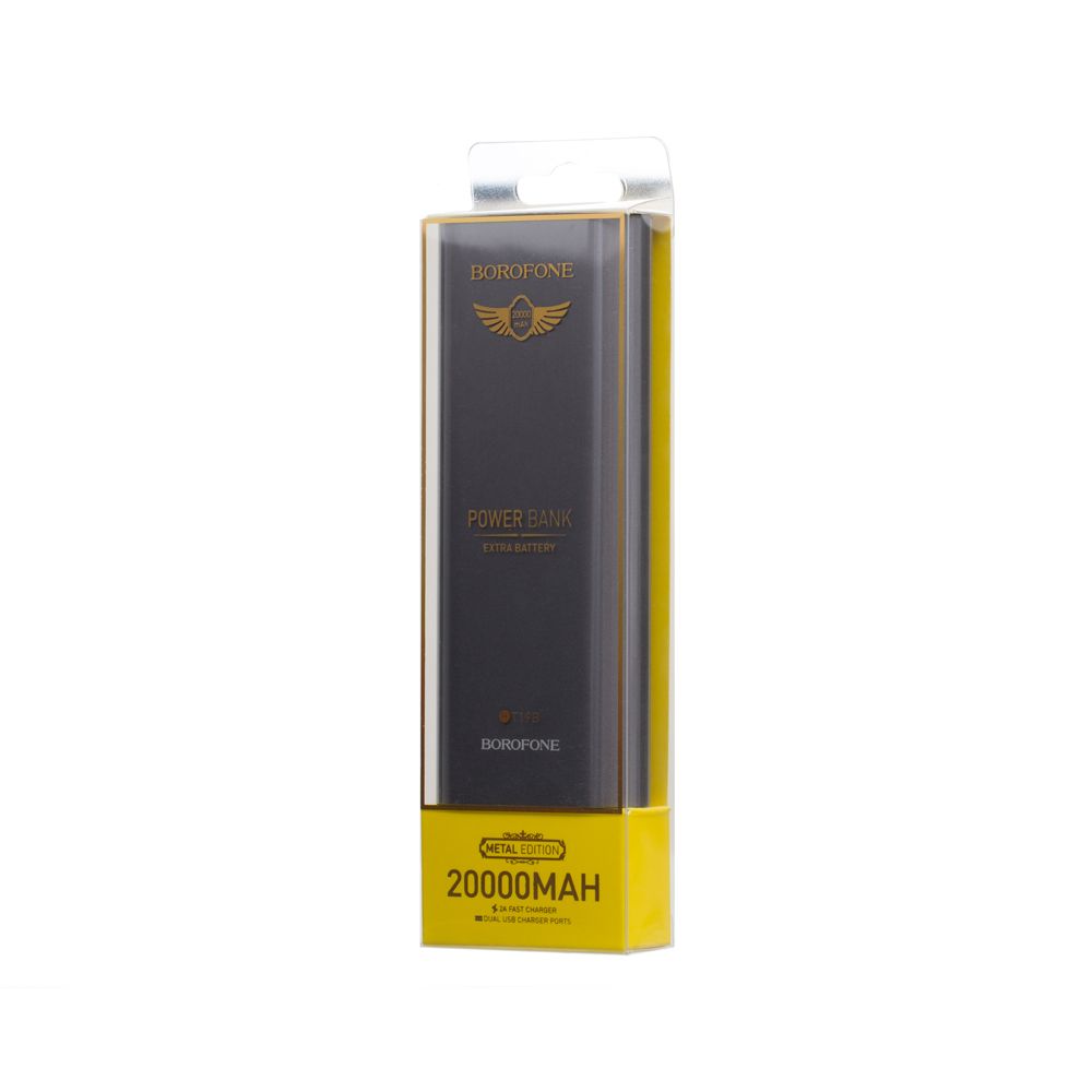 

Power Bank Borofone BT19B 20000 mAh Цвет Серый