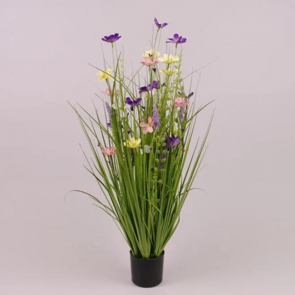 

Композиция декоративная Трава с цветами Flora 70 см. 72903