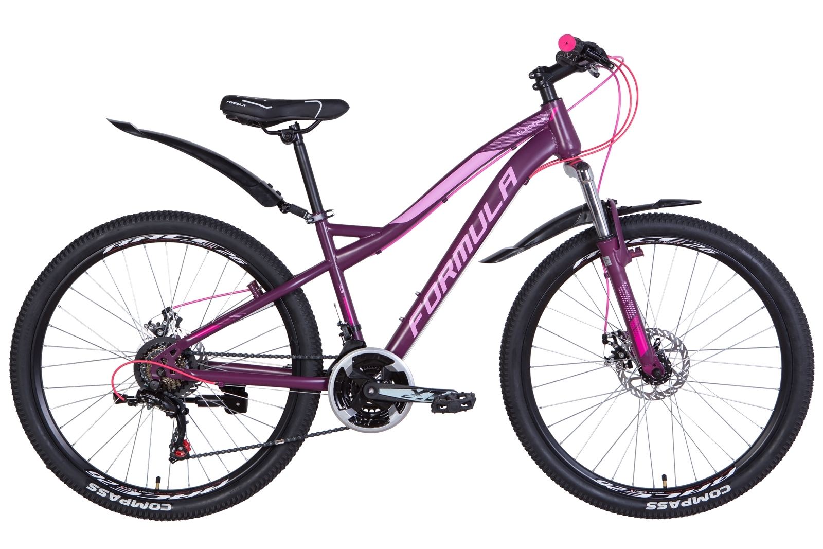 

Велосипед 26" Formula ELECTRA DD бирюзовый с малиновым 2021
