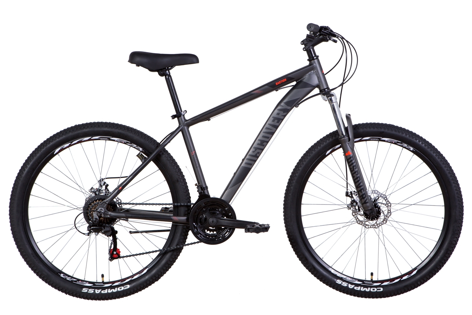 

Велосипед 27.5" Discovery BASTION DD 17" графитовый (м) 2021